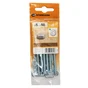 Lot De 6 Boulons Tête 6 Pans Acier Zingué, L.60 X Diam.5 Mm Standers