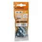 Lot De 2 Boulons Tête 6 Pans Acier Zingué, L.30 X Diam.10 Mm Standers