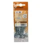 Lot De 25 Boulons Tête Autofraisée Plate Acier Zingué, L.30 X Diam.3 Mm Standers