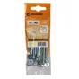Lot De 15 Boulons Tête Autofraisée Plate Acier Zingué, L.40 X Diam.4 Mm Standers