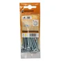 Lot De 12 Boulons Tête Autofraisée Plate Acier Zingué, L.50 X Diam.4 Mm Standers