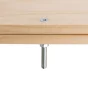 Lot De 12 Boulons Tête Autofraisée Plate Acier Zingué, L.30 Standers