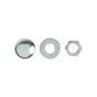 Lot De 4 Boulons Tête Ronde Et Cou Carré Acier Zingué, L.80 X Diam.6 Mm Standers