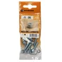 Lot De 10 Vis Pas Métrique Tête Cylindrique Bombée Acier Zingué, L.20 Standers