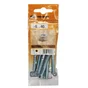 Lot De 6 Vis Pas Métrique Tête Cylindrique Bombée Acier Zingué, L.40 Standers