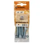 Lot De 4 Vis Pas Métrique Tête Cylindrique Bombée Acier Zingué, L.30 Standers