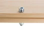 Lot De 4 Vis Pas Métrique Tête Cylindrique Bombée Acier Zingué, L.50 Standers