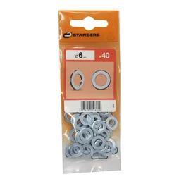 Rondelles Acier Carbone Zingué, Diam.6.4 Mm Standers