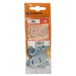 Rondelles Acier Carbone Zingué, Diam.10.5 Mm Standers