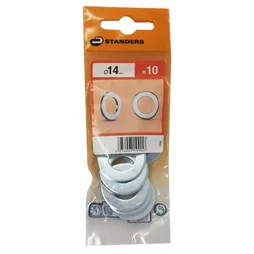 Rondelles Acier Carbone Zingué, Diam.15 Mm Standers