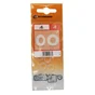 Lot De 8 Rondelles Nylon Brut, Diam.6.3 Mm Standers