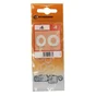 Lot De 8 Rondelles Nylon Brut, Diam.6.3 Mm Standers