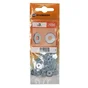 Lot De 100 Rondelles Acier Carbone Zingué, Diam.3.2 Mm Standers