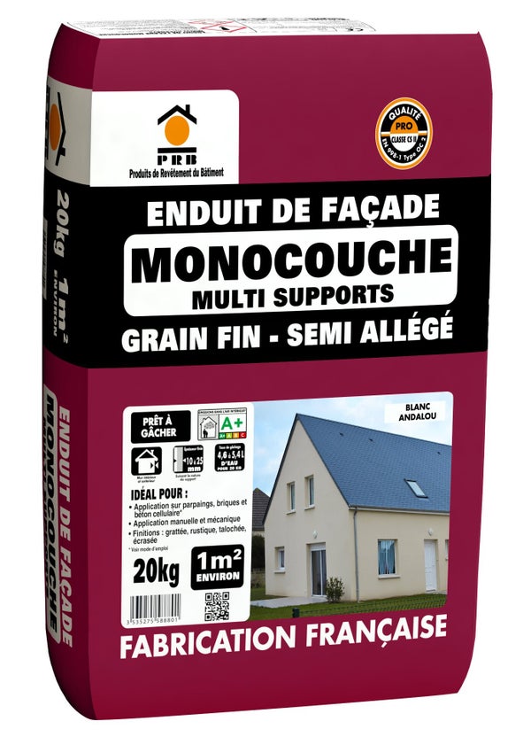 Enduit Monocouche Blanc Prb 20.332 Kg