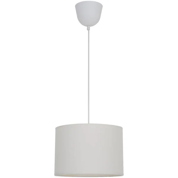 Suspension 1x e27 coton blanc INSPIRE Sitia D.28.0 cm
