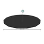 Bâche de sécurité ronde pour piscine tubulaire, BESTWAY,  L.457 x l.457 cm