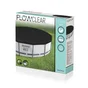 Bâche de sécurité ronde pour piscine tubulaire, BESTWAY,  L.457 x l.457 cm