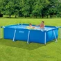 Piscine tubulaire INTEX Metal Frame rectangulaire L.2,60 x l.1,60 x H.0,65m