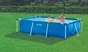 Piscine tubulaire Metal frame junior INTEX, L.3 x l.2 x H.0.75 m