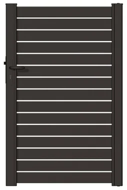 Portillon Battant En Aluminium Trez, L.100 X H.155 Cm