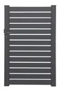 Portillon Battant En Aluminium Trez, L.100 X H.155 Cm