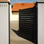 Portillon Battant Naterial Trez L.100 X H.155 Cm, Anthracite
