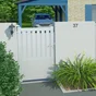 Portillon Battant Naterial Penmarch L.100 X H.135 Cm, Blanc