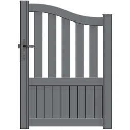 Portillon Battant Naterial L.100 X H.140 Cm, Anthracite