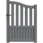 Portillon Battant Naterial L.100 X H.140 Cm, Anthracite