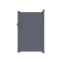 Portillon Battant Aluminium Concarneau Gris Anthracite Naterial, L.100X H.153 Cm
