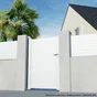 Portillon Battant Naterial Concarneau L.100 X H.153 Cm, Blanc