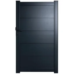 Portillon Battant Naterial Hezo L.100 X H.170 Cm, Anthracite
