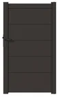 Portillon Battant Naterial Hezo L.100 X H.170 Cm, Anthracite