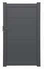 Portillon Battant Naterial Hezo L.100 X H.170 Cm, Anthracite