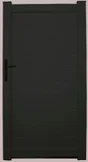 Portillon Battant Naterial Lao L.100 X H.170 Cm, Noir