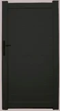 Portillon Battant Naterial Lao L.100 X H.170 Cm, Noir