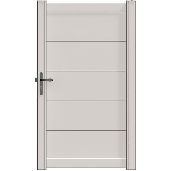 Portillon Battant Naterial L.100 X H.170 Cm, Blanc