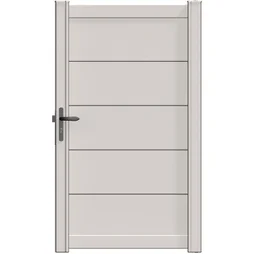 Portillon Battant Naterial L.100 X H.170 Cm, Blanc