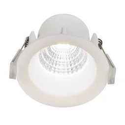 Kit 1 spot à encastrer fixe Edolo led, 4000K INSPIRE rond blanc