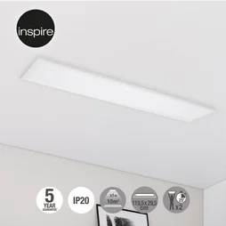 Panneau Led Anvik, Ip20 L.120 X 30 Cm Blanc Froid