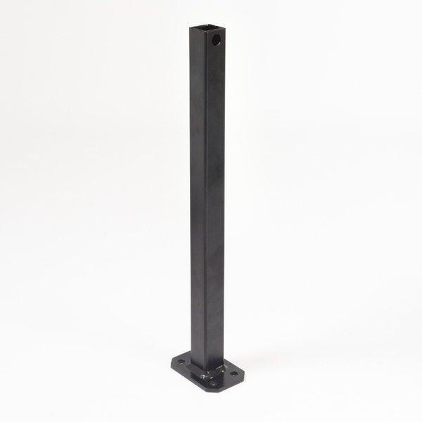 Platine Métal À Visser Clea Gris, H.40 Cm