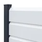 Lame Persiennée Pvc À Emboîter Clea Blanc, L.150 X H.16 Cm X Ep.30 Mm