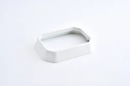 Embase Pour Poteau Pvc À Enfoncer Clea Blanc, H.1 Cm