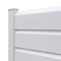 Poteau Pvc Clea Blanc, L.6 X P.9 X H.230 Cm