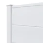 Poteau Pvc Clea Blanc, L.6 X P.9 X H.230 Cm
