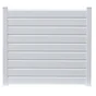 Chapeau Pour Poteau Pvc À Enfoncer Clea Blanc, H.1 X L.6 X P.9 Cm