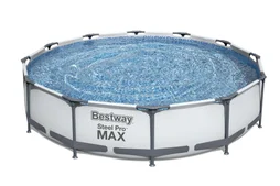 Piscine hors-sol STEEL PRO BESTWAY, L.3.66 m x l.3.66 m x H. 0,76 m