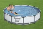 Piscine hors-sol STEEL PRO BESTWAY, L.3.66 m x l.3.66 m x H. 0,76 m
