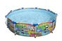 Piscine hors-sol STEEL PRO BESTWAY, diam.2,74 m x H. 0,66 m, motifs colorés