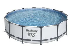 Piscine hors-sol tubulaire STEEL PRO BESTWAY, Diam.4,27 m x H. 1,07 m, ronde